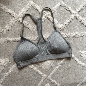 Calvin Klein Heather Gray Bralette
